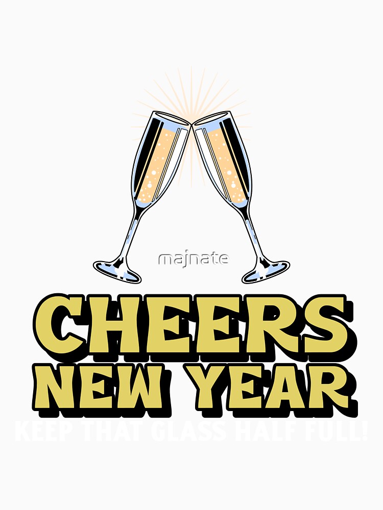 Cheers New Year Sticker by majnate
