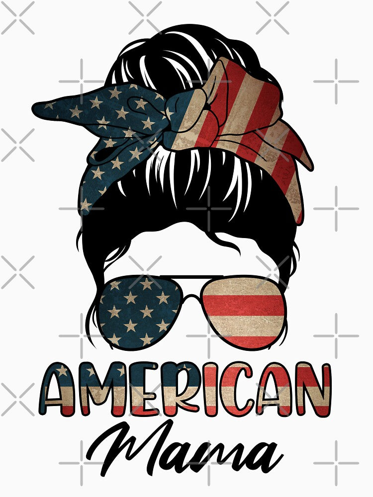American Mama Life Messy Bun Sunglasses by Nick Raider