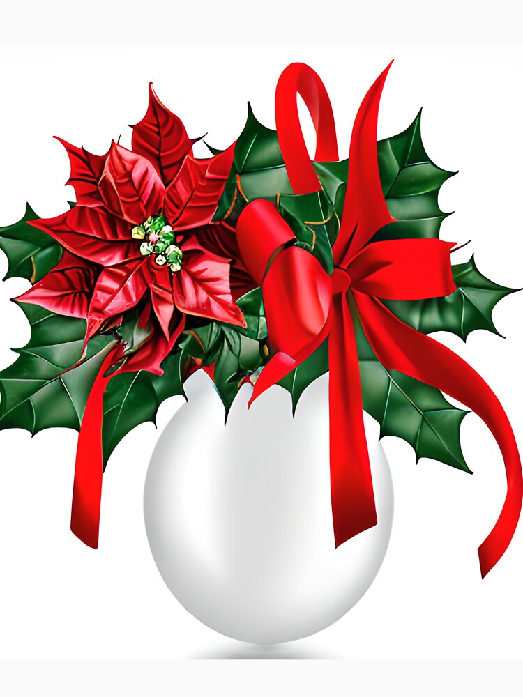 FESTIVE HOLLY DECORATION CHRISTMAS HOLIDAY. by Sanny88