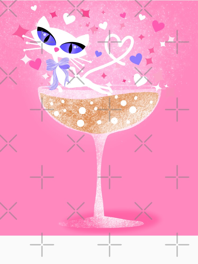 Champagne Cat Valentine Glam by What a Great Shop!