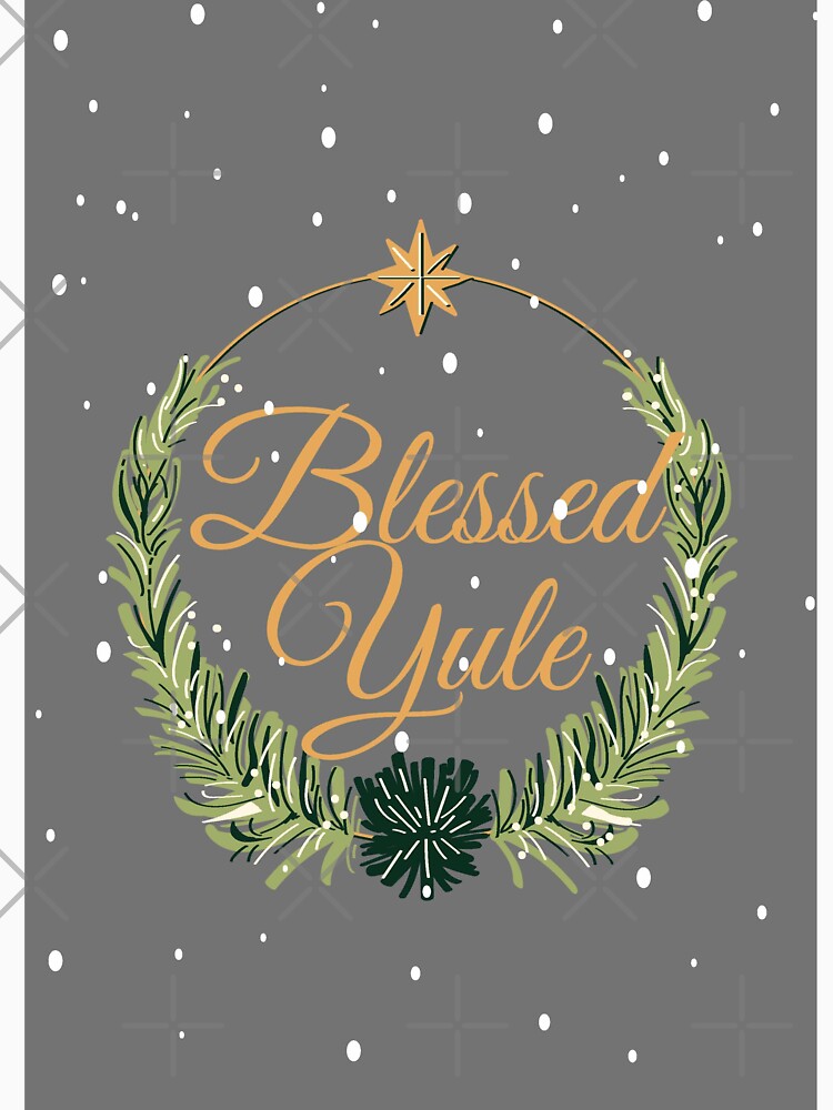 Blessed Yule by ShopBlueBalloon