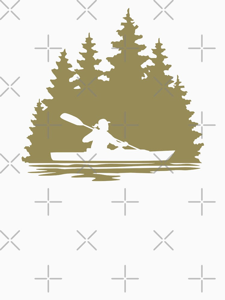 Woman Kayaking Silhouette by Sam Morrison