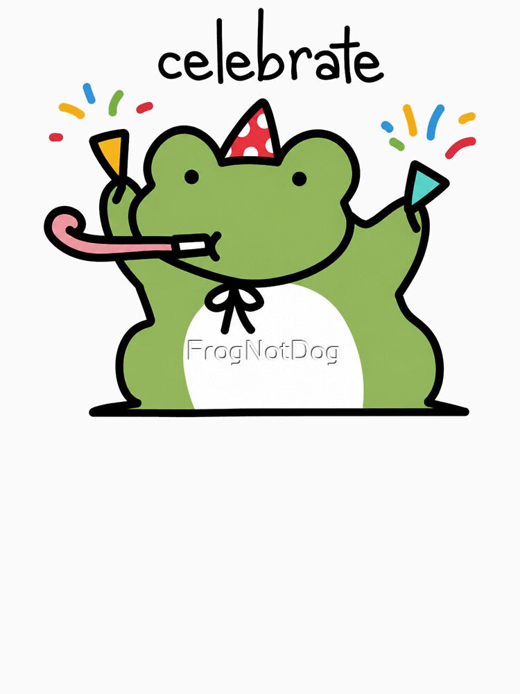 Celebrate Kawaii Frog by FrogNotDog