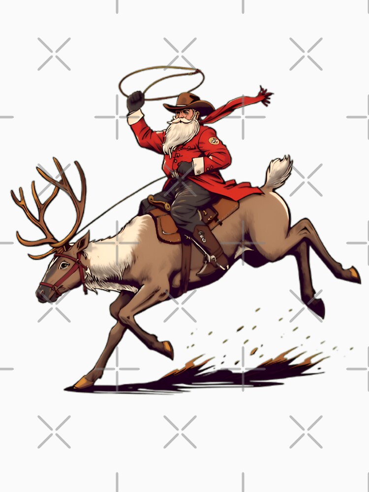 Cowboy Santa Western Christmas Classic by Thread&Fable