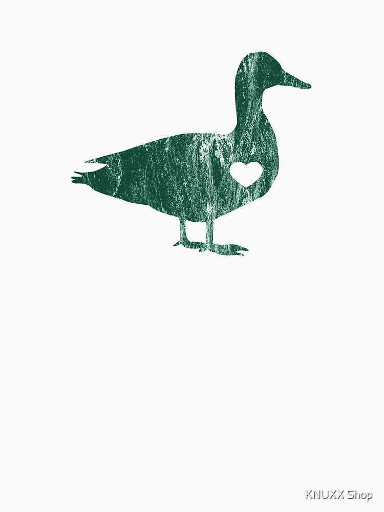 I Love Ducks Green Fowl Waterfowl Hunter Quack by KNUXX Shop