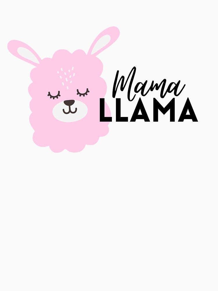 Mama Llama Pink Design by saminsecondary