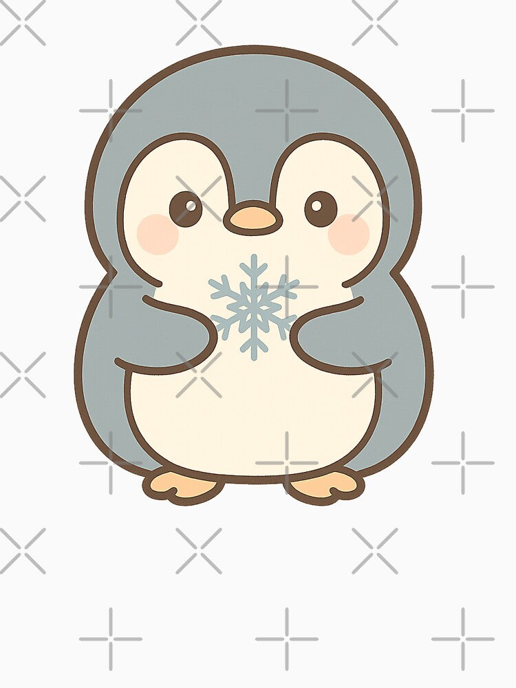 Kawaii Winter Penguin by Fernova