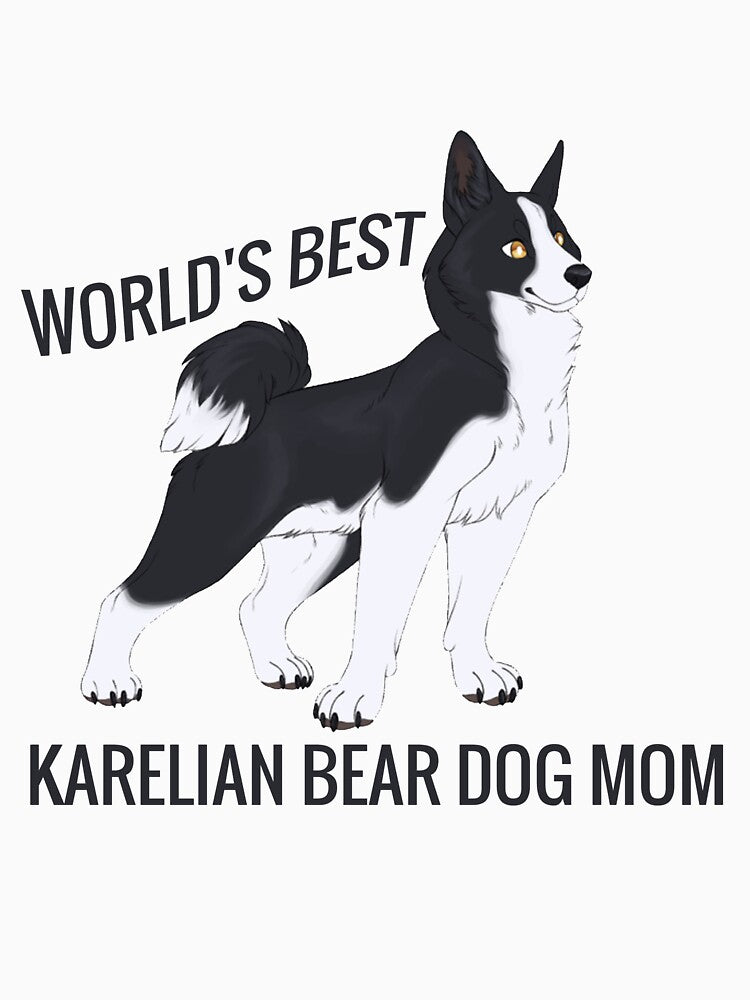 World's Best Karelian Bear Dog Mom |  Dog Lover by SaadEtta