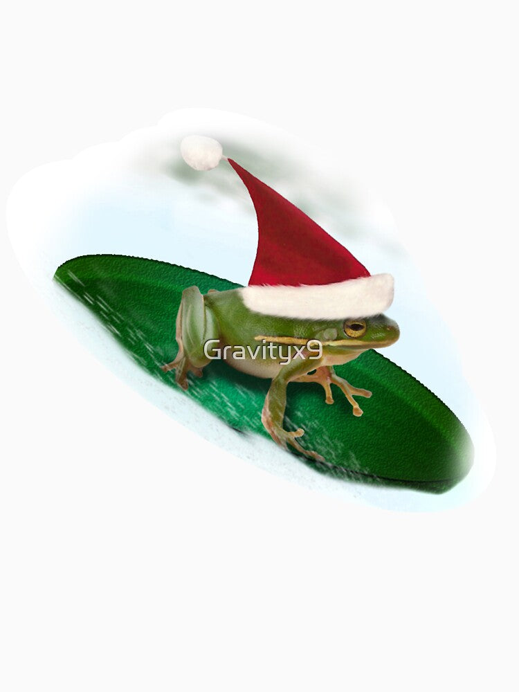 Dashing through the Snow...Sledding Frog by Gravityx9