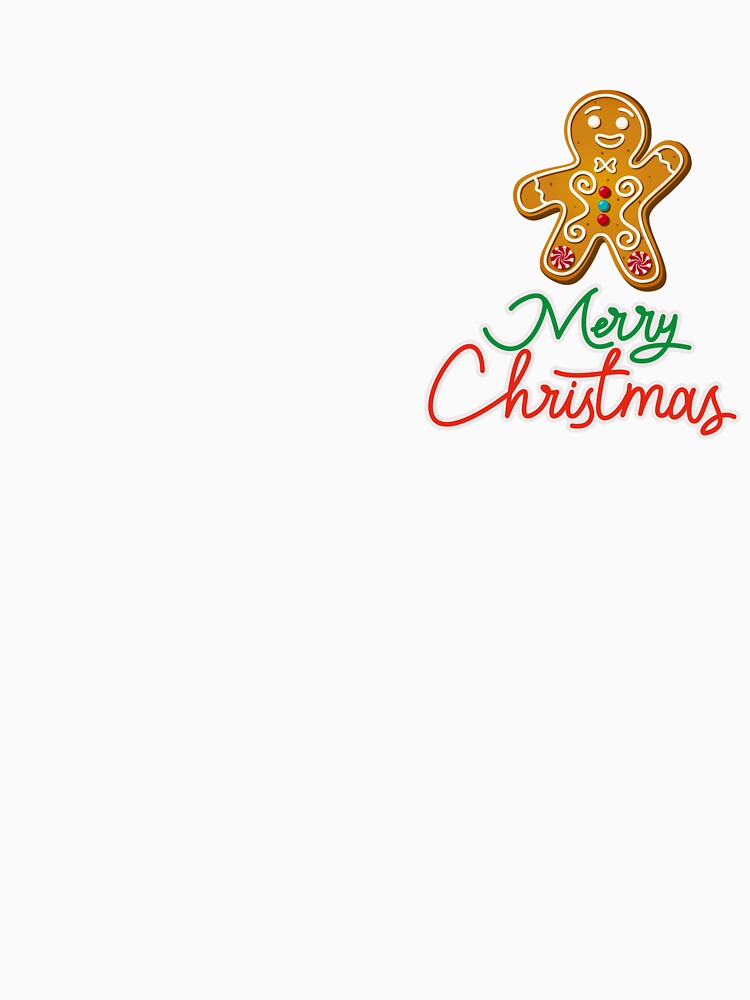 Merry Christmas Gingerbread Man by Cauteteesnyc