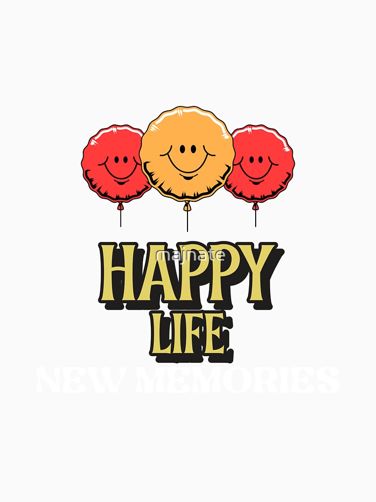 Happy Life Happy New Year Sticker by majnate