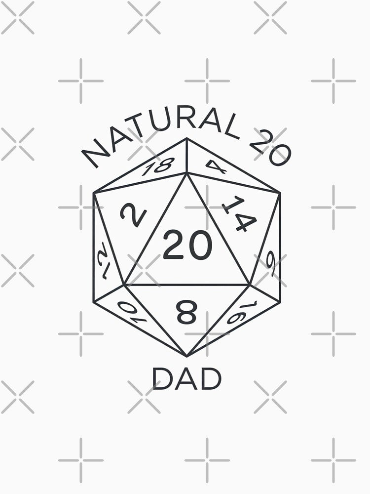 Natural 20 Dad by Ink & Void Co.
