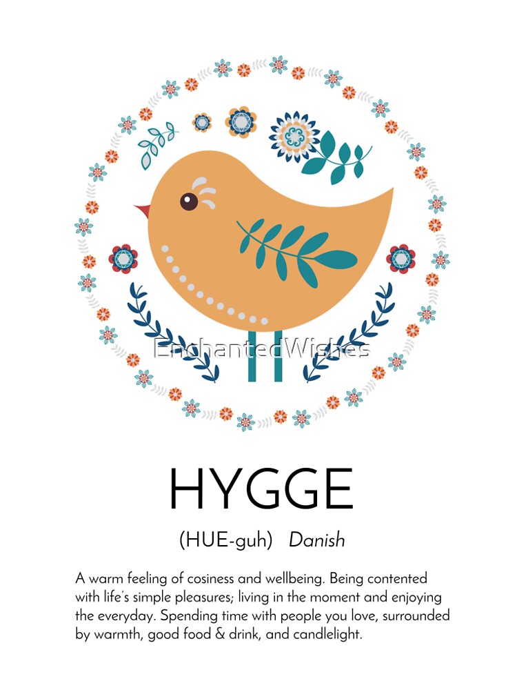 Hygge Definition, Scandi Word Definition, Danish Word Meaning, Scandinavian Folk Art Hygge by EnchantedWishes
