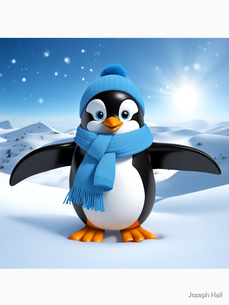 A Penguin Ready For A Hug by Joseph Hail
