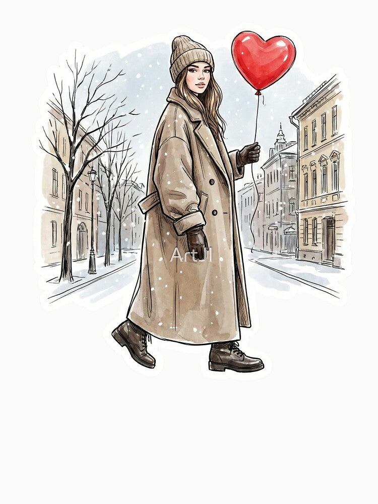 Cozy Winter Fashion Illustration by ArtJI