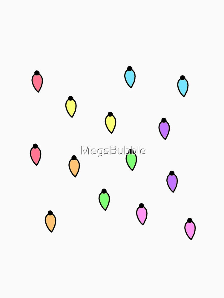 Rainbow Light Bulbs by MegsBubble