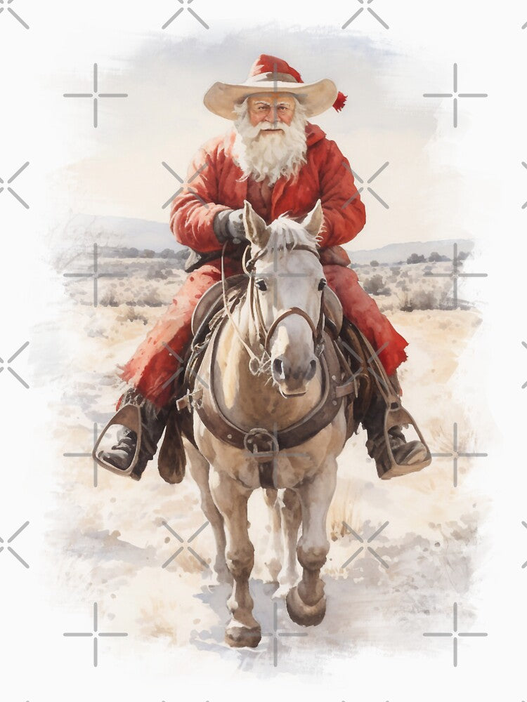 Santa Cawboy - Western by Gaviani Design Studio