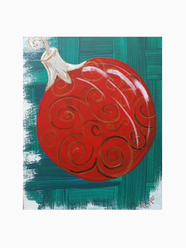 Snowy Christmas Ball by Tigger's Treasures