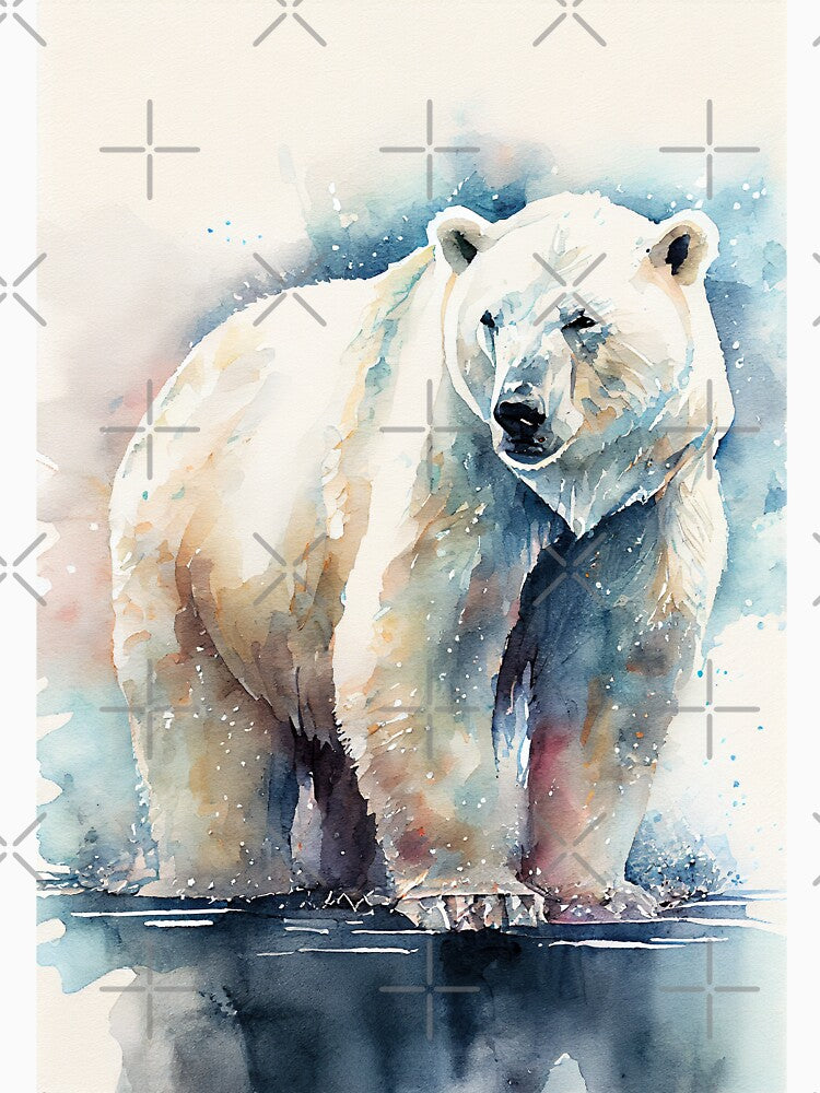 Polar Bear - Watercolor Paint by ABArtByAlexST