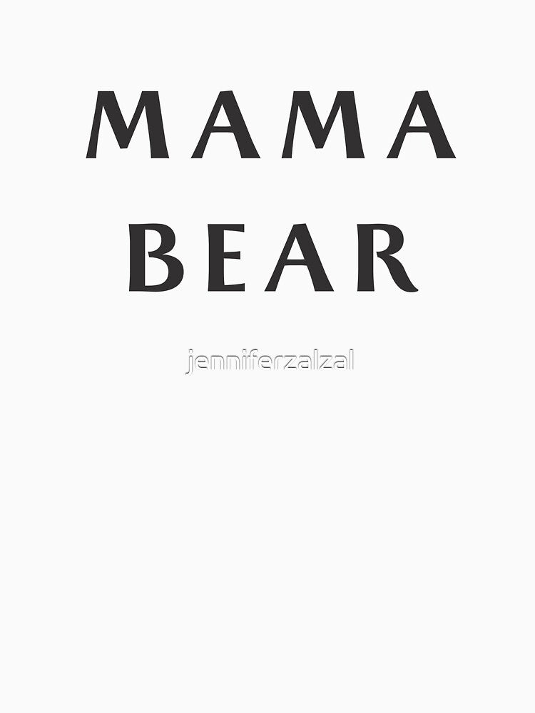 Mama Bear by jenniferzalzal