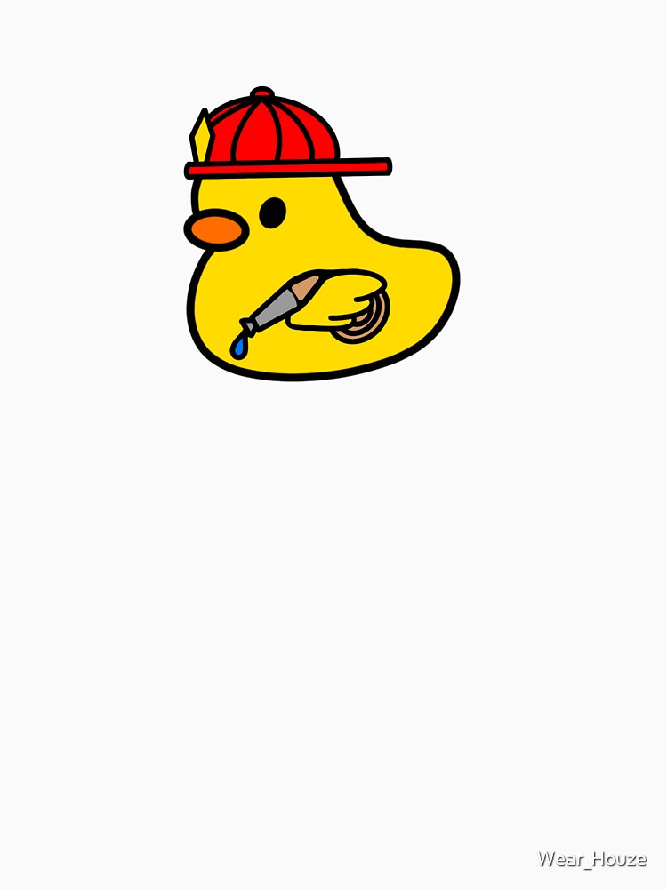 Brave Firefighter Rubber Duck Hero by Wear_Houze