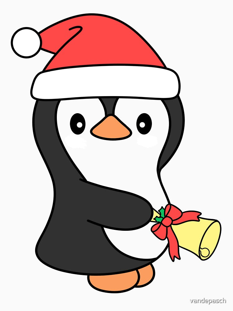 christmas penguin by vandepasch