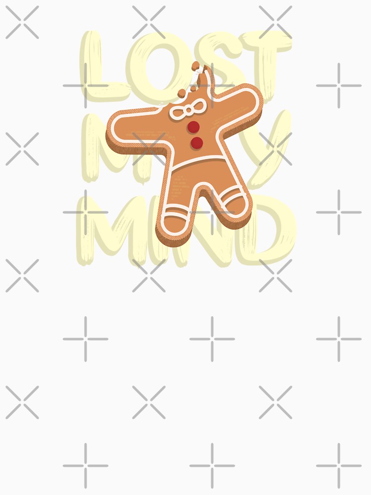 Christmas Gingerbread Man Lost My Mind by wolfkin-design