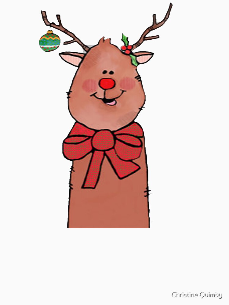 Oh! Deer!  Christmas Reindeer by Christine Quimby