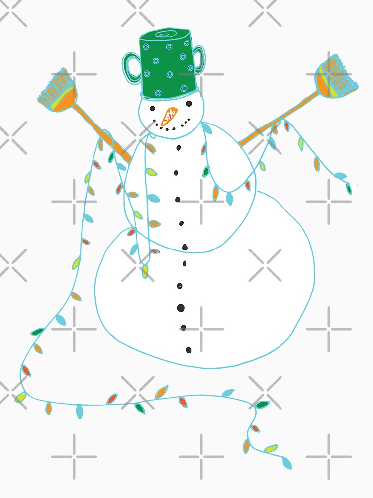 Happy snowman by Creative Soul Art