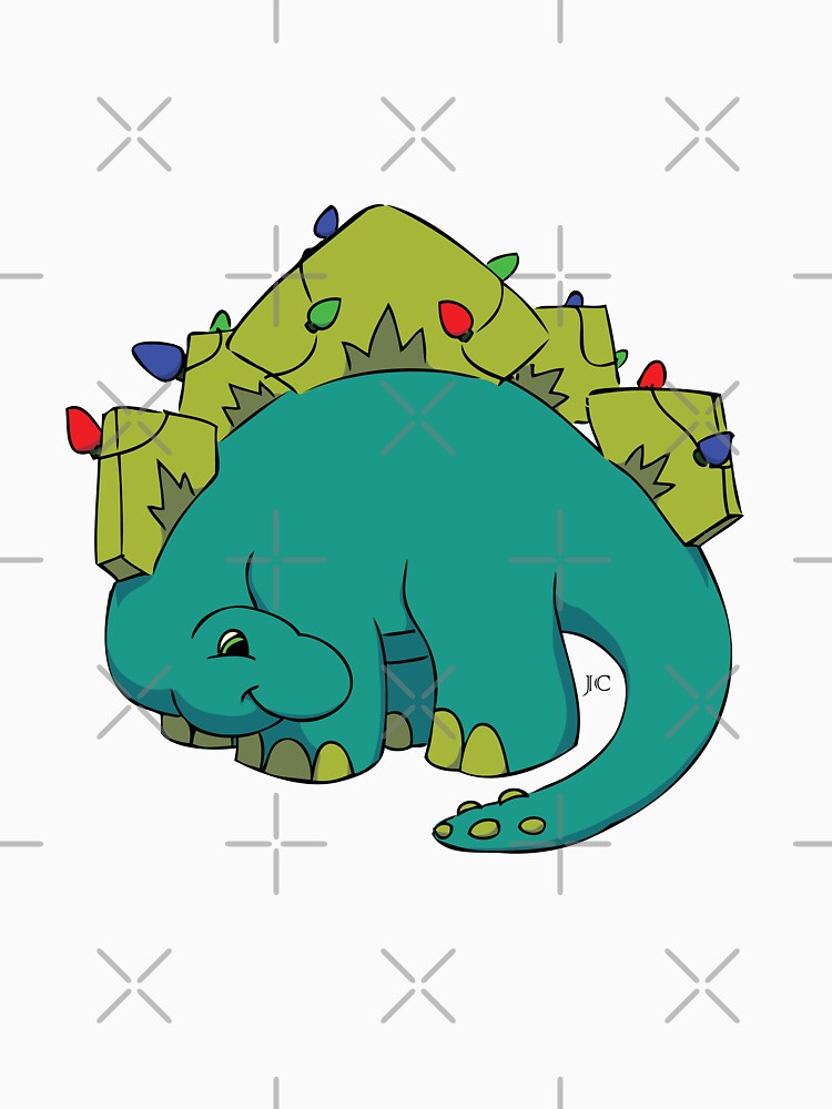 Christmas Stegosaurus by SRS-Apparel