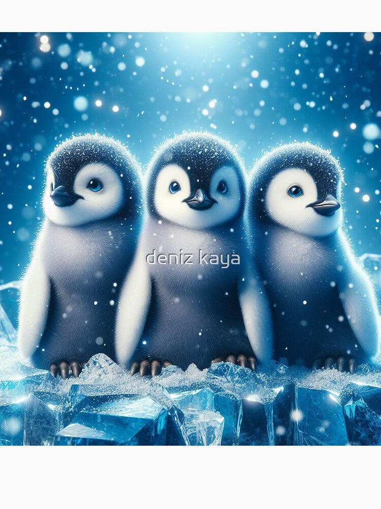 Penguins on The Ice by deniz kaya