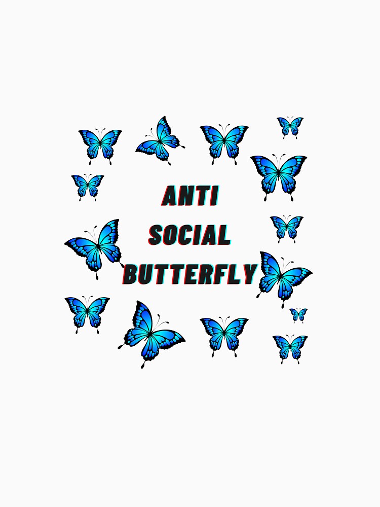 Anti Social Butterfly Print by She Filmmaker