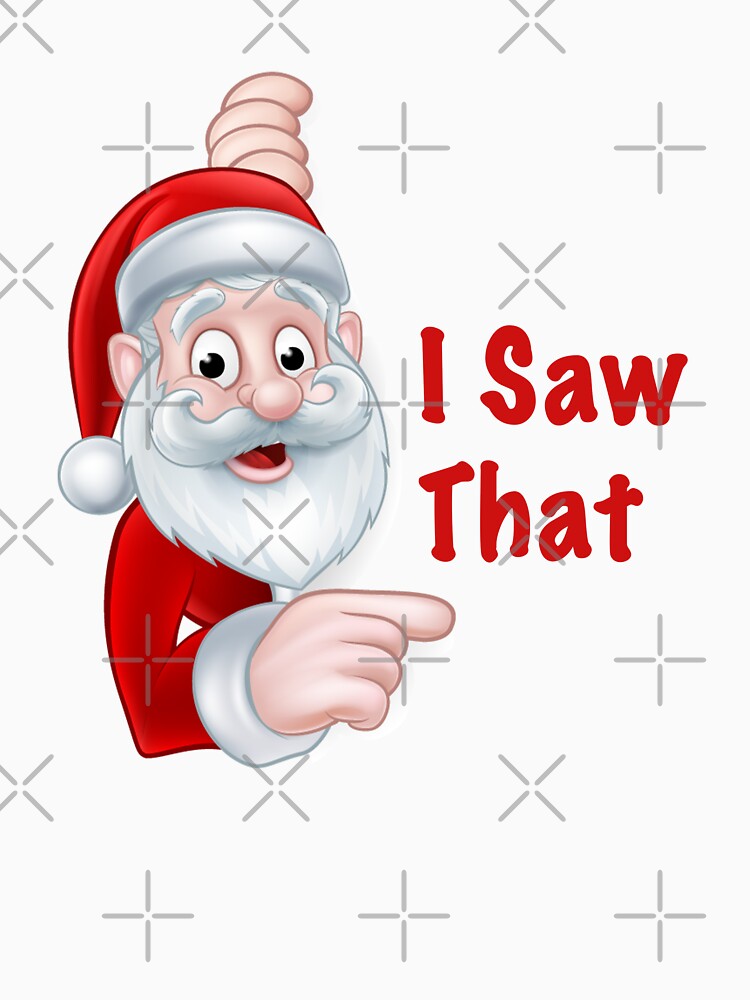 Funny Santa Claus  / Funny Christmas Quote / Funny Christmas by Sosa-art