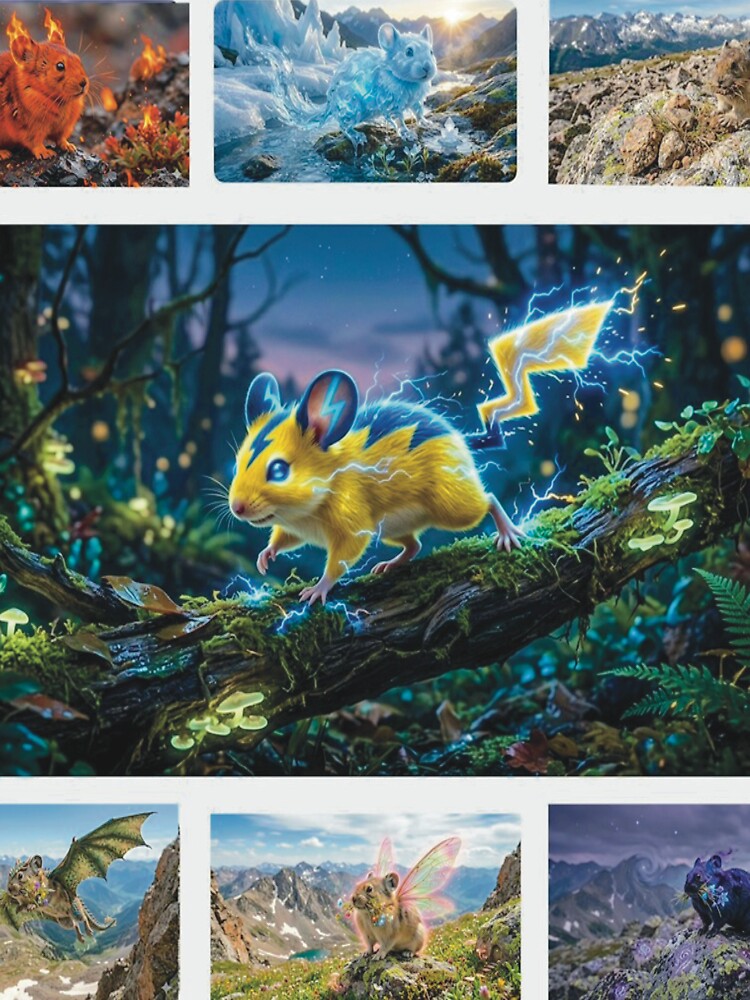 Elemental Pikas by Karen Persephone Unisex