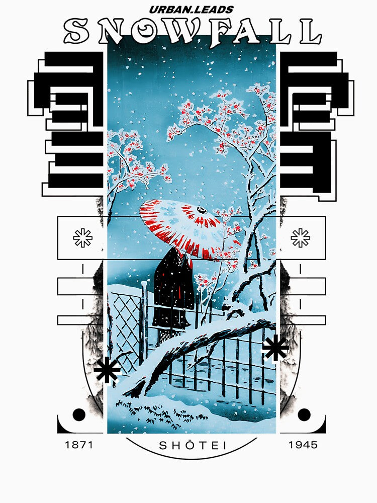 Snowfall Japanese Traditional Winter by LucidLayers