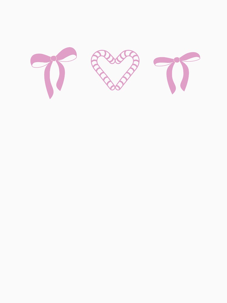 Bows and Candy Cane Heart by vintage804