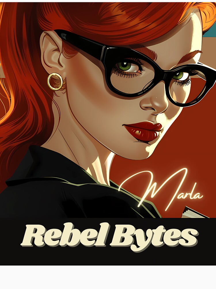 Rebel Bytes Tee - Marla Manifesto by Oojah's Place