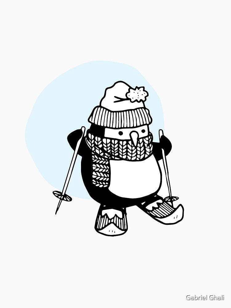 Ski Penguin by Gabriel Ghali