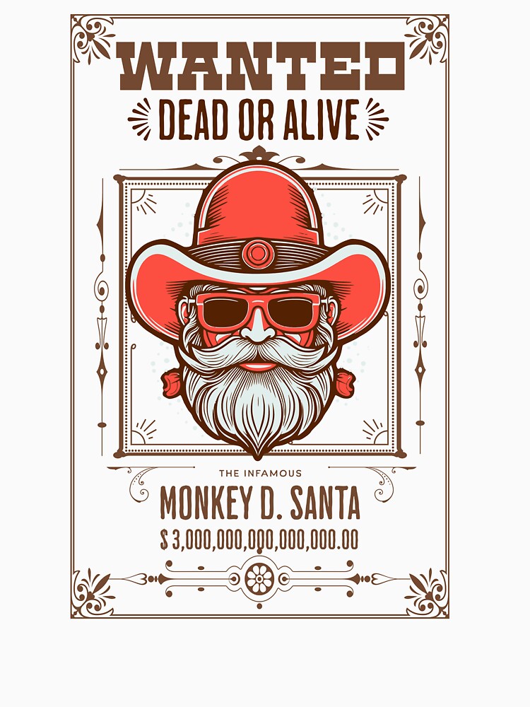 Wanted Santa Pirate Bounty by Athenaabby