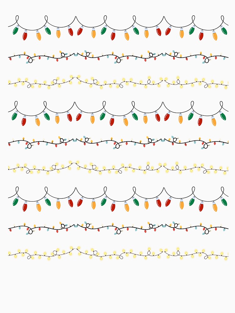 Christmas Lights – Cute Winter Illustration by iamKRUK