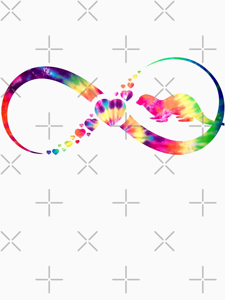 Otter Infinity tie dye by loveislovestore