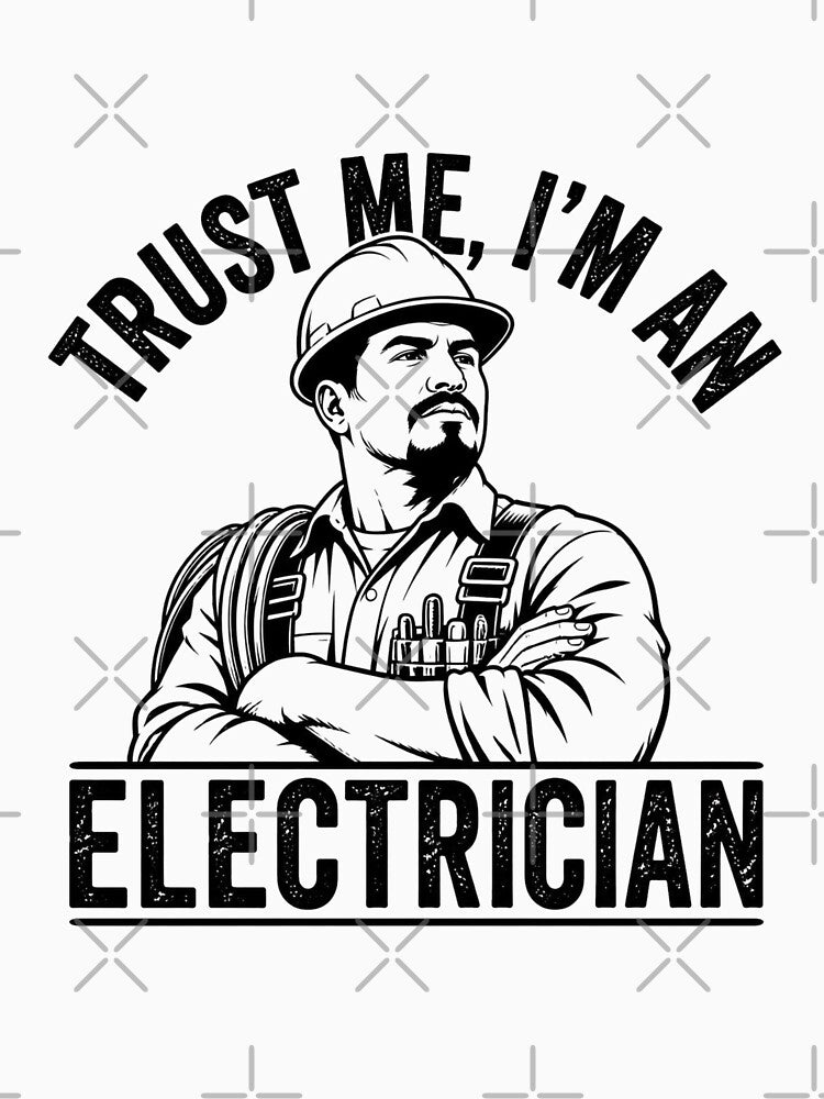 Trust Me, I'm an Electrician – Funny Electrician Vintage Work Shirt by nivadaofficiel2
