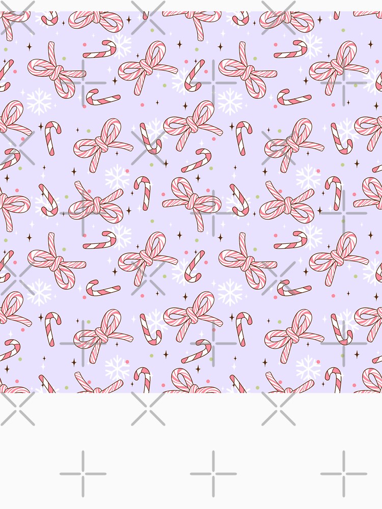 Pastel Candy Cane Pattern – Coquette Christmas by smeraldosecrets