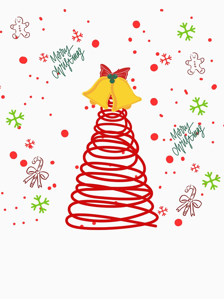 Spiral Christmas Tree and Bells Design. by DodoCraft3
