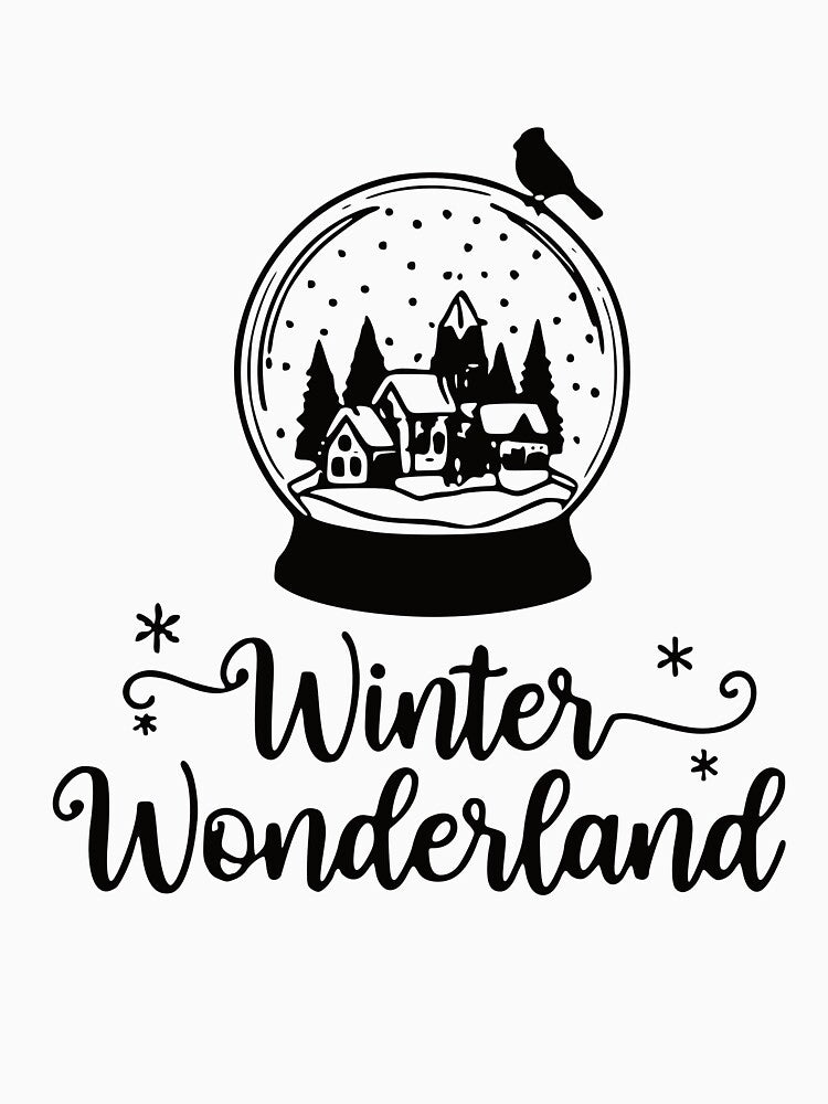 Winter Wonderland Aesthetic T-Shirt by malkeetart