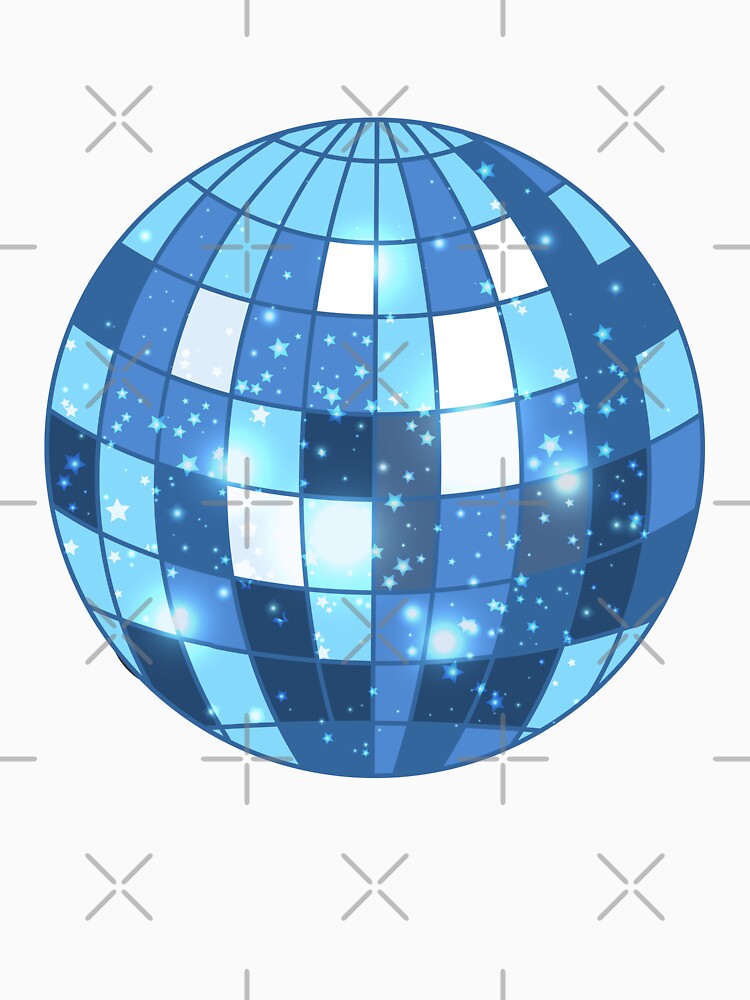 Disco ball blue. Mirrorball. by CoCoArt-Ua