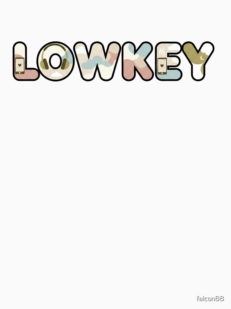 LOWKEY – Chill Energy Sticker by Imaginarium of Chaos falcon88