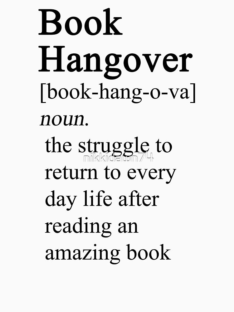 BOOK Hangover Funny Librarian Reading Lover Bookworm Gifts design by nikkidawn74