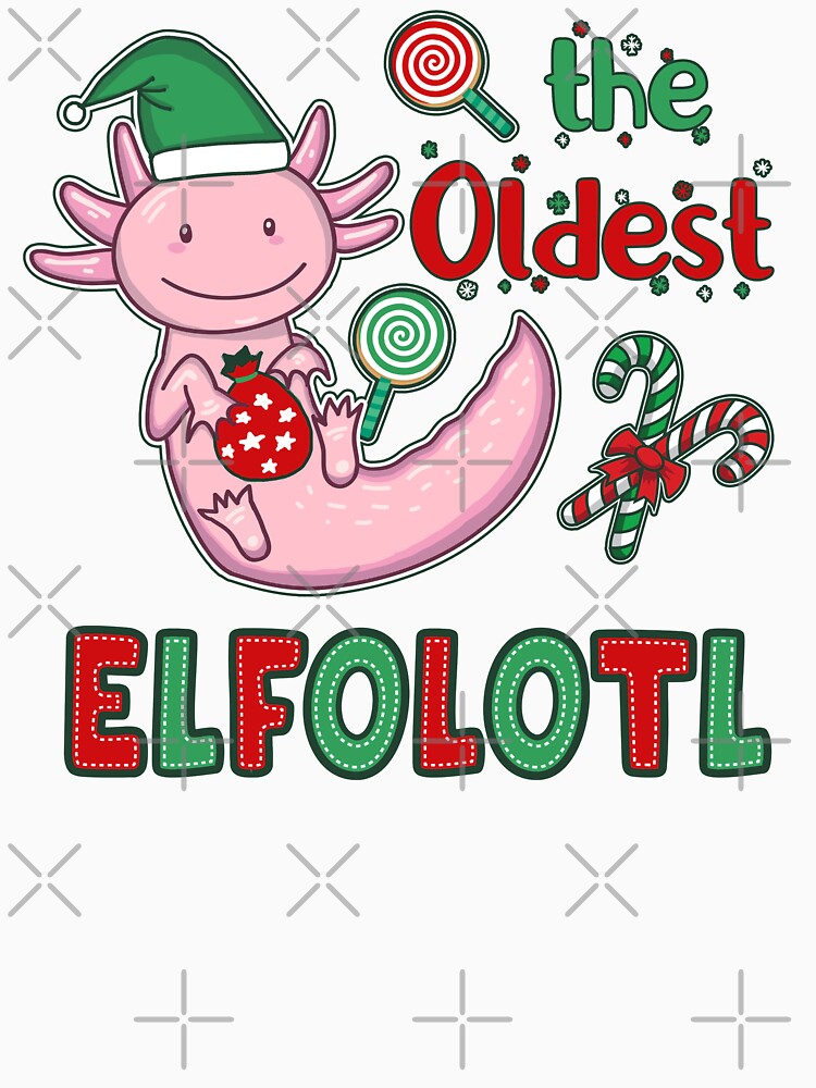 Christmas Axolotl Elf - The Oldest Elfolotl by GrimButterfly