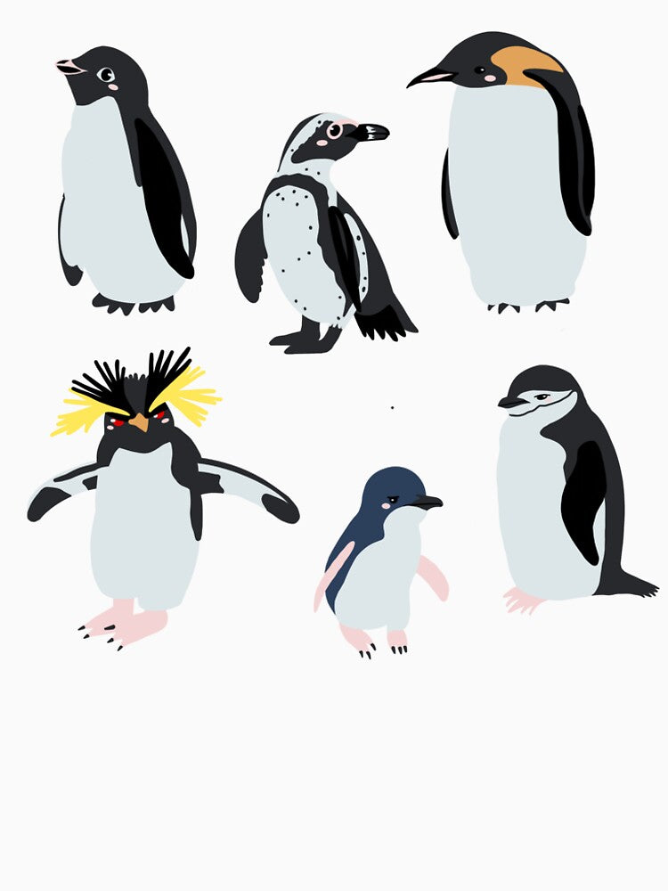 Cute Penguins Illustration by autumn-acorns